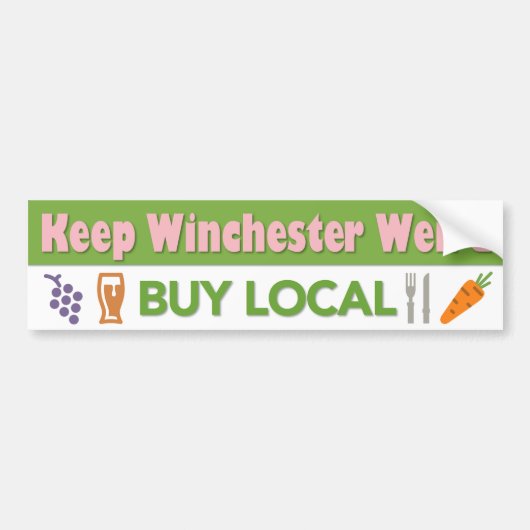 Lokale Bumpersticker kopen (Voorkant)