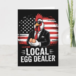 Lokale Eierdealer Roster Pasen Grappige Kippenboer Kaart