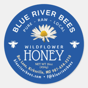 Lokale Honing Daisy Blue Label met Facebook Handle