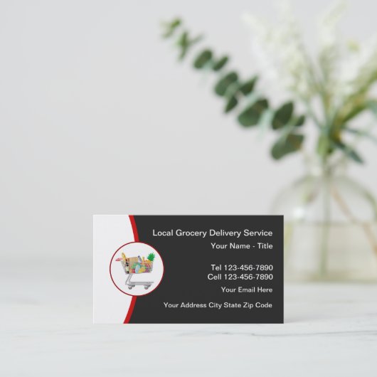 Lokale levering van kernen visitekaartje (Staand voorkant)