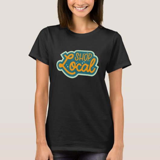 Lokale objecten kopen t-shirt (Voorkant)