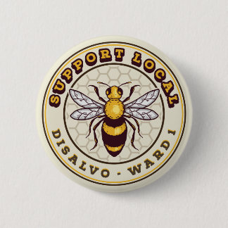 Lokale pincode ondersteunen ronde button 5,7 cm