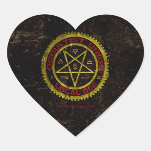 LOKALE UNIE 666 019 HART STICKER