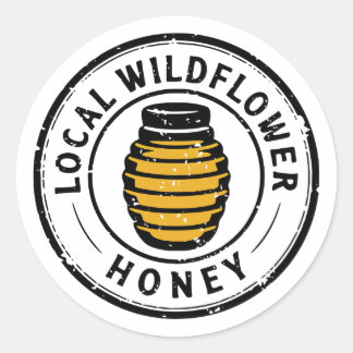 Lokale Wildflower Honey Sticker