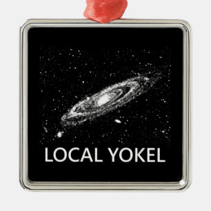 Lokale Yokel Metalen Ornament