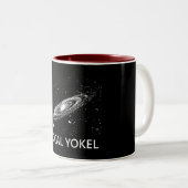 Lokale Yokel Tweekleurige Koffiemok (Voorkant rechts)