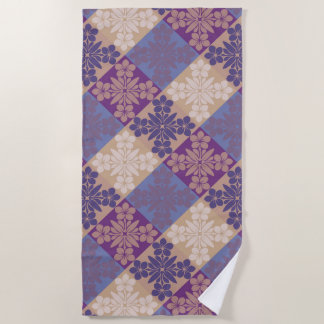 Lokanui hawaiian quilt plumeria strandlaken