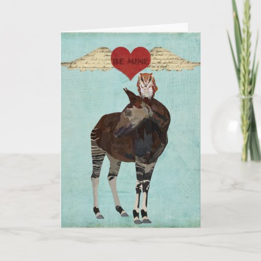 L'OKAPI et le HIBOU SOIENT carte de MINE (Devant)