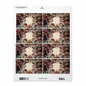 Loki en tous Étiquette (Feuille entière)