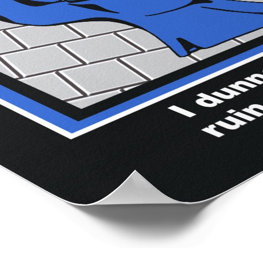 Loki "Toilet Trouble" Bathroom Print (Hoek)