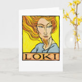 Loki Wenskaart Kaart (Gele Bloem)