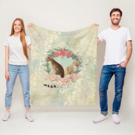 Loki's Buddies: Mika en Chidori Bengalen Katten Fleece Deken