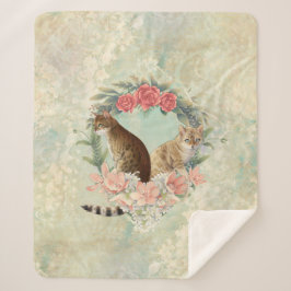 Loki's Buddies: Mika en Chidori Bengalen Katten Sherpa Deken