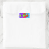 LOL ASL Sign Language Design #2 Ronde Sticker (Tas)