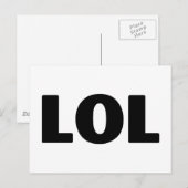 LOL BRIEFKAART (Voorkant / Achterkant)