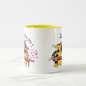 LOL Cats | Fat Musical Cat Tweekleurige Koffiemok (Center)