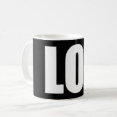 LOL (donker) Koffiemok (Voorkant links)