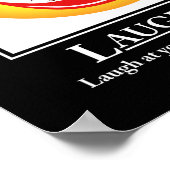 LOL Face rire Motivation Poster Imprimer (Coin)