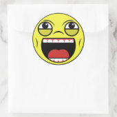 LOL Face Ronde Sticker (Tas)