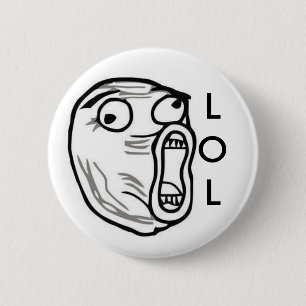 LOL grappige internetmeme Ronde Button 5,7 Cm