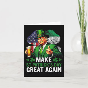Lol Grappige Trump Laat St Patricks Day Weer Groot Kaart