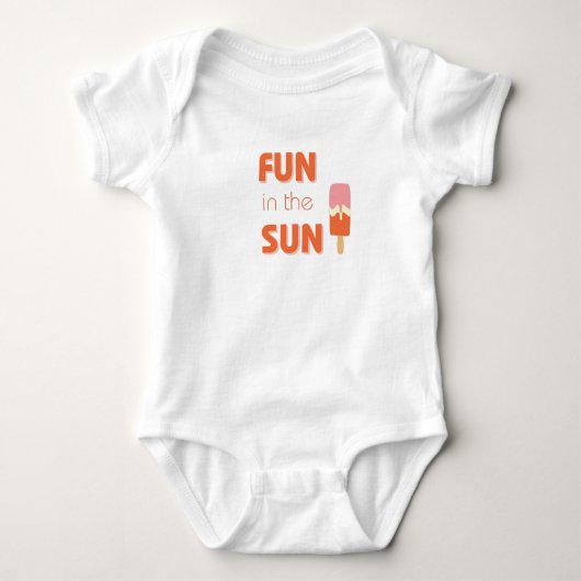 lol in de zon - Baby-badpakken & één stuk-stuk Romper (Voorkant)