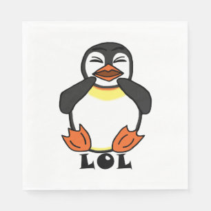 LOL Lachpinguïn Servet