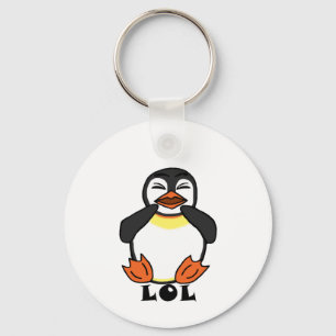 LOL Lachpinguïn Sleutelhanger