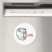 LOL Laugh Out Loud Rage Face Meme Magneet (Insitu (Vaatwasser))