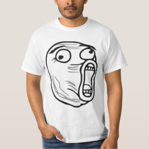 LOL Laugh Out Loud Rage Face Meme T-shirt