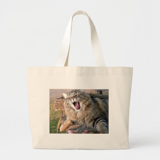 LOL Maine Coon Grote Tote Bag (Voorkant)