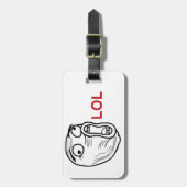 LOL meme Bagagelabel (Voorkant verticaal)