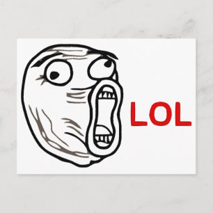 LOL Meme Briefkaart