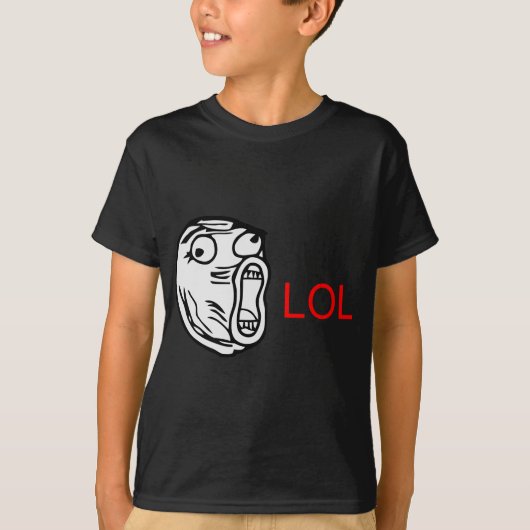 LOL - meme T-shirt (Voorkant)