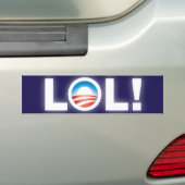 LOL Obama Bumpersticker (Op auto)