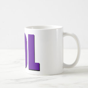 LOL paars Koffiemok