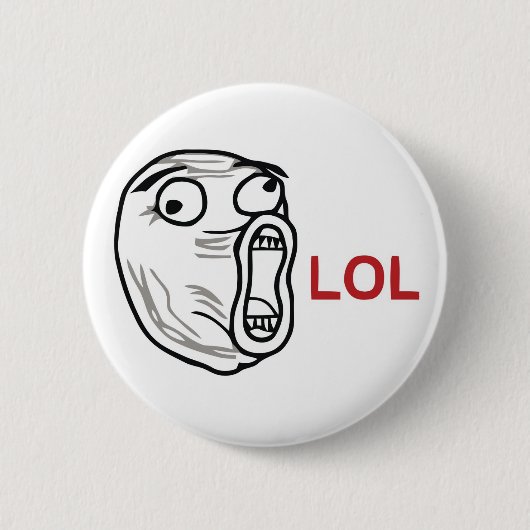 LOL RONDE BUTTON 5,7 CM (Voorkant)