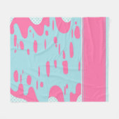 lol roze fleece deken (Voorkant (Horizontaal))