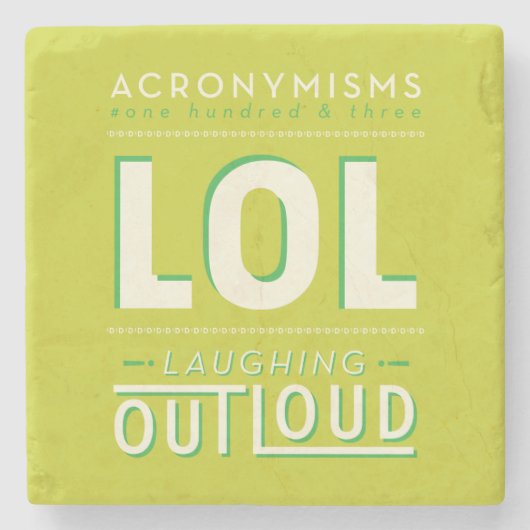 LOL STENEN ONDERZETTER (Voorkant)