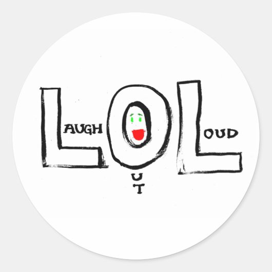 LOL Sticker (Voorkant)