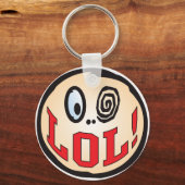 LOL Text Head Sleutelhanger (Voorkant)