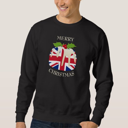 lol UNION JACK UK | | Kerstpudding Trui (Voorkant)