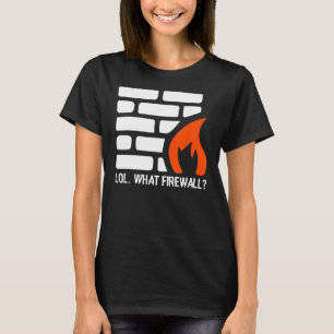 Lol. Welke firewall - Hacking Programmer Security T-shirt