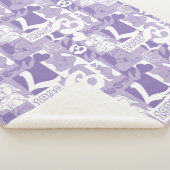 Lola '96-rasterpatroon sherpa deken (3/4)