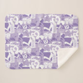 Lola '96-rasterpatroon sherpa deken (Voorkant (horizontaal))