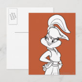 Lola Bunny Casual Briefkaart (Voorkant / Achterkant)