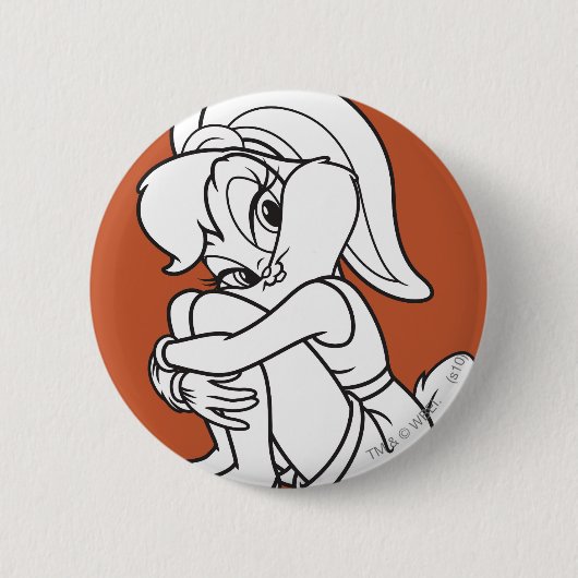 Lola Bunny Flirty Ronde Button 5,7 Cm (Voorkant)