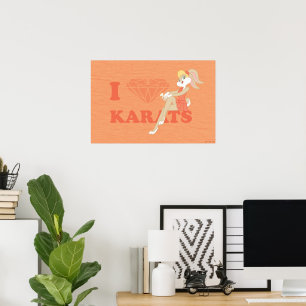 Lola Bunny I Hart Karats Poster