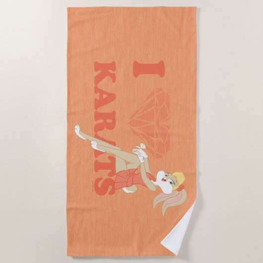 Lola Bunny I Hart Karats Strandlaken (Voorkant)