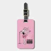 Lola Bunny Ik ben bij de band Bagagelabel (Voorkant verticaal)